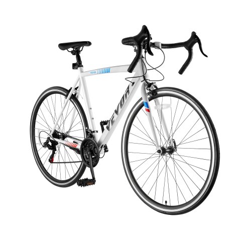 Road Bike Racing Bicycle 700C Shimano 21 Speeds Carbon Steel Frame Caliper Brake