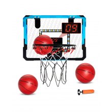 VEVOR Kids Basketball Hoop LED Lights & Audio Scoreboard Indoor Basketball Hoop