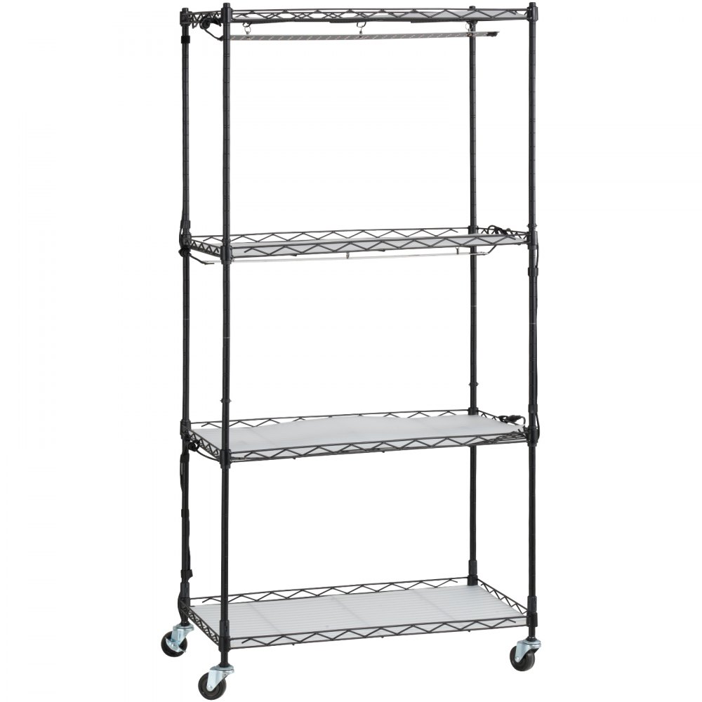 VEVOR Plant Stand with Grow Light, 4 Tiers, 45W Indoor Grow Light Shelf 3 Spectrum Lights Modes, Metal Plant Shelf with Timer Grdena Plant Grow Rack for Seed Starting 23.6" L x 13.8" W x 49.8" H