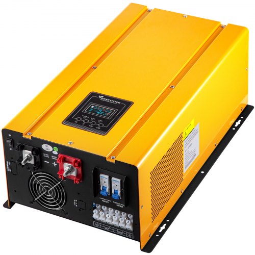 Vevor 5000w Low Frequency Pure Sine Wave Power Inverter W/ Lcd Dc 48v To Ac 120v