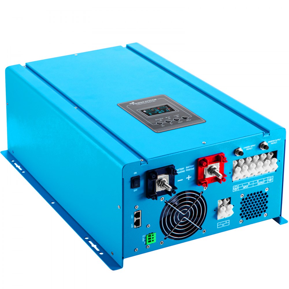 VEVOR 3000W Peak 9000W 12V Pure Sine Wave Power Inverter 80A Charger MPPT Solar