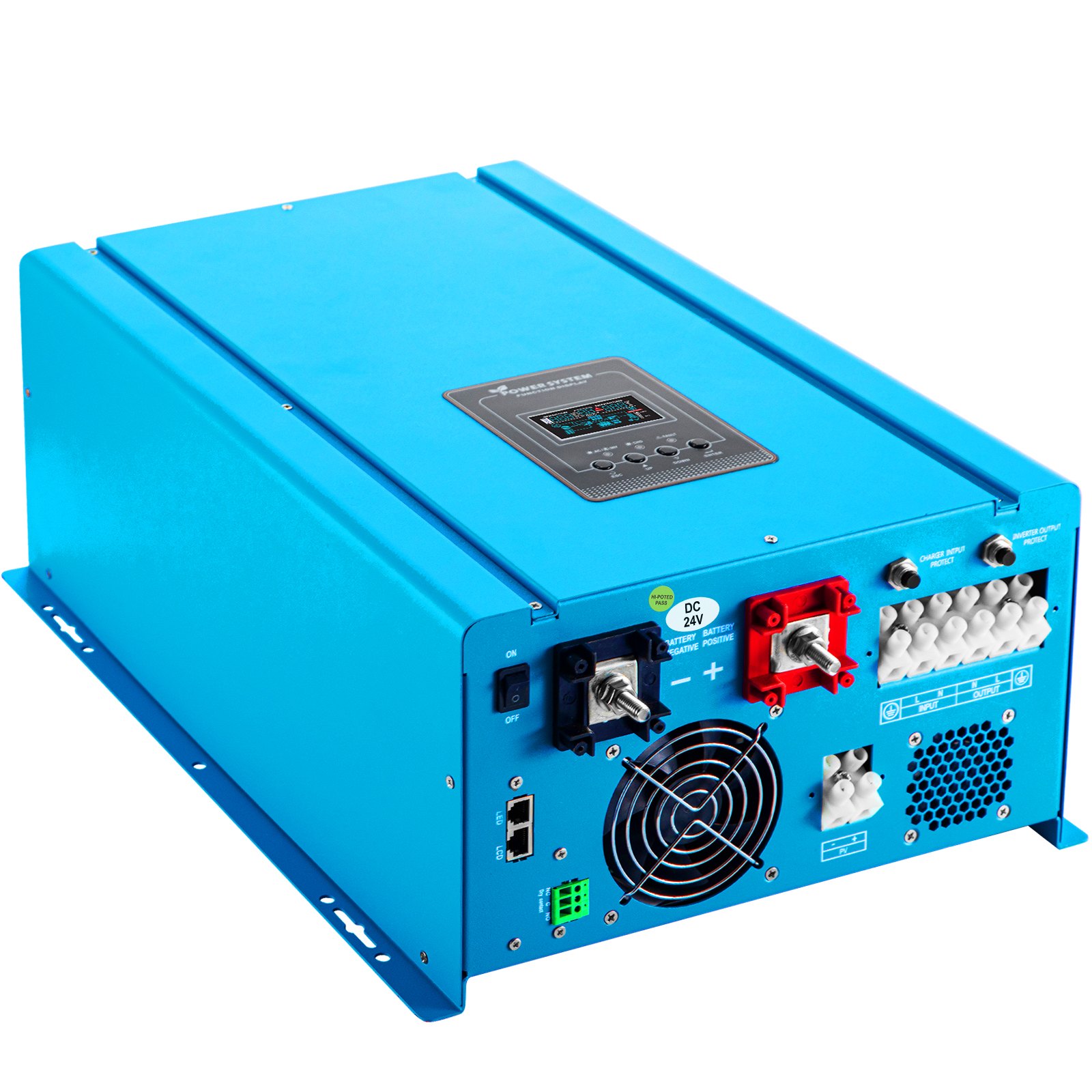 VEVOR 3000W Peak 9000W 24V Pure Sine Wave Power Inverter 80A Charger MPPT Solar