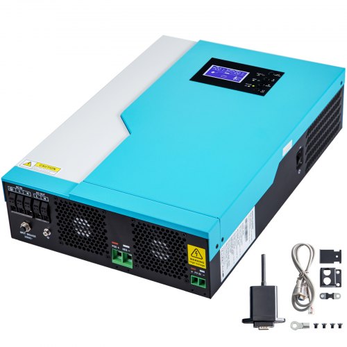 VEVOR 3500W Hybrid Solar Inverter 24V 230VAC MPPT 100A Solar Charger Controller