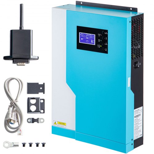VEVOR 5500W Hybrid Solar Inverter 48VDC 230VAC MPPT 100A Solar Charger Control