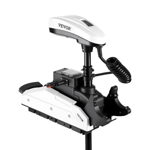 Moteur électrique pour bateau gonflable, moteur hors-bord, moteur électrique de pêche à la traîne 24 V avec 38,6 kg de poussée pour la pêche et les