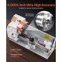 Metal Lathe 8 x 16 in 550W Benchtop Lathe Machine 0-2500 RPM Variable Speed
