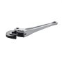 silver VEVOR pipe wrench with adjustable jaw and robust handle, ideal for plumbing tasks.