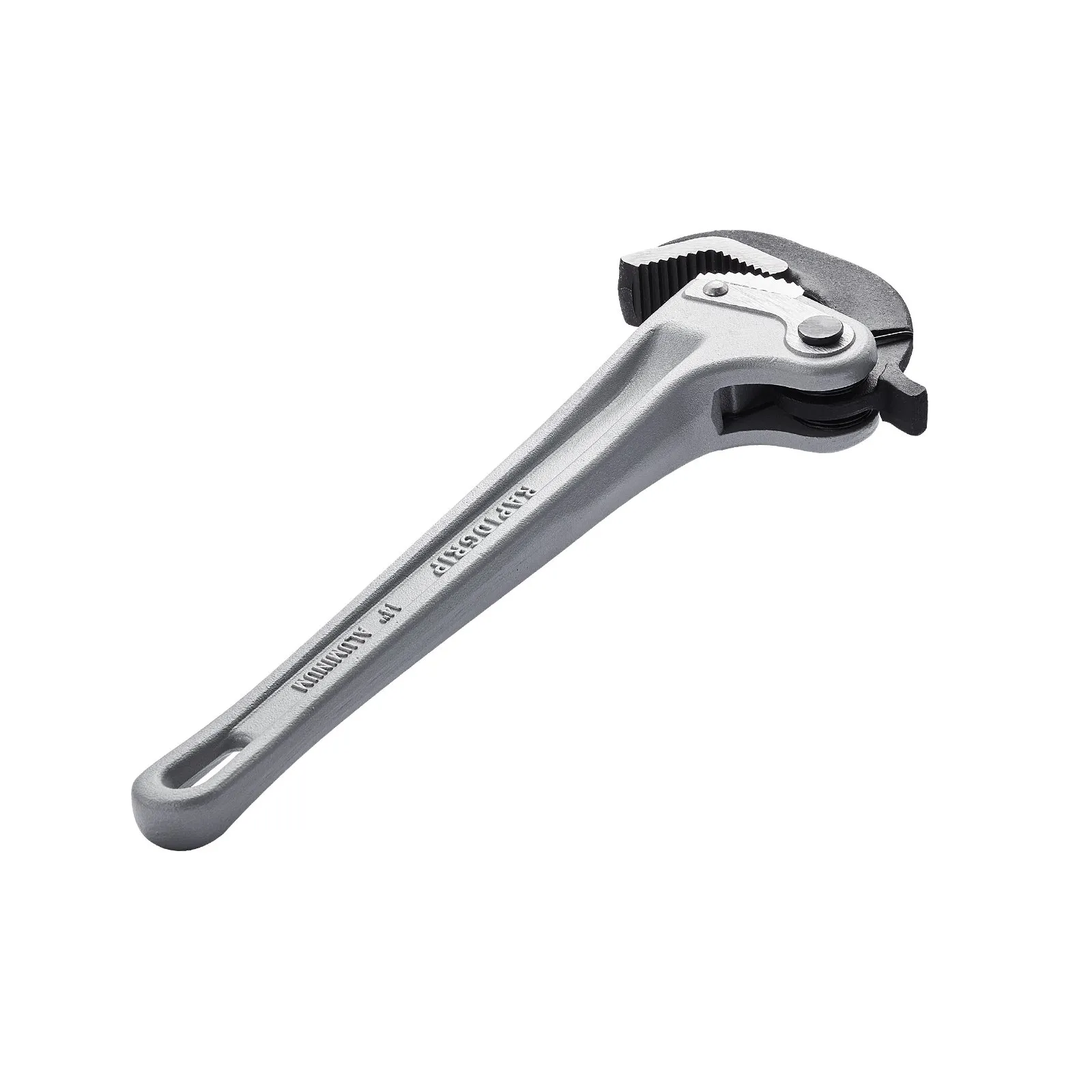 VEVOR pipe wrench with serrated jaws and sturdy handle.