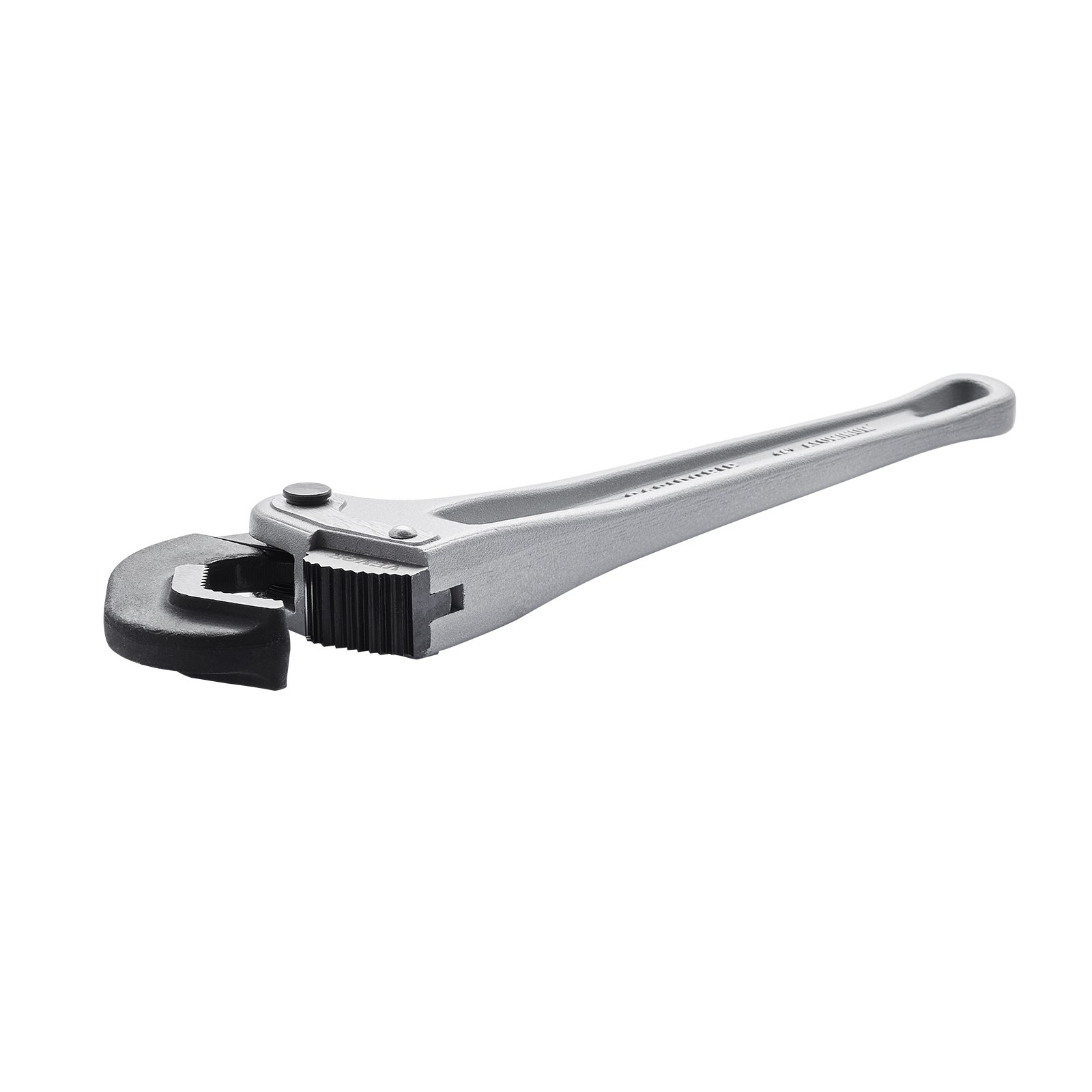VEVOR Pipe Wrench, 356mm Aluminum Straight Pipe Wrench, Automatic Jaw Adjustment, Adjustable Plumbing Wrench, Easy to Carry, Ergonomic Handle, Hangable Design, for Water Pipes, Automotive Repairs