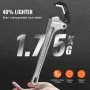 VEVOR Aluminum Straight Pipe Wrench 18 in Automatic Jaw Adjustment 60CRV Jaw