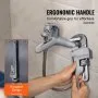 VEVOR Aluminum Straight Pipe Wrench 24 in Adjustable Plumbing Wrench CRV Jaw