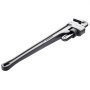 VEVOR pipe wrench with adjustable jaw, sturdy metal handle, and grip teeth for heavy-duty use.