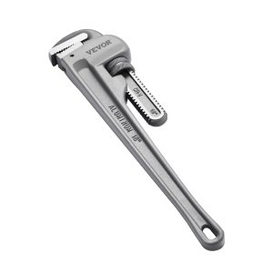 VEVOR Pipe Wrench 18" Aluminum Straight Adjustable Plumbing with High