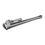 VEVOR pipe wrench, 18-inch aluminum handle with serrated jaws and adjustable knob.