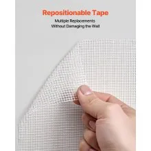 12 Rolls 98.43 ft x 5.91 inch Self-Adhesive Fiberglass Drywall Mesh Tape White