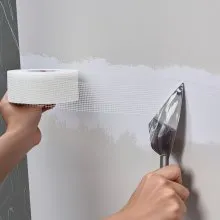 36 Rolls 147.64 ft x 1.97 inch Self-Adhesive Fiberglass Drywall Mesh Tape White