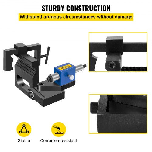 VEVOR Pipe Notcher Punch and Press Tool for 0-50 Degree Tube Notcher Tool Notches 3/4"-3" Round Tubing Bore Hole Pipe Knotcher Aluminium Frame Tubing Notcher for Cutting Holes Through Metal, Wood.
