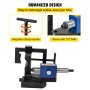 VEVOR Pipe Notcher Punch and Press Tool for 0-50 Degree Tube Notcher Tool Notches 3/4"-3" Round Tubing Bore Hole Pipe Knotcher Aluminium Frame Tubing Notcher for Cutting Holes Through Metal, Wood.