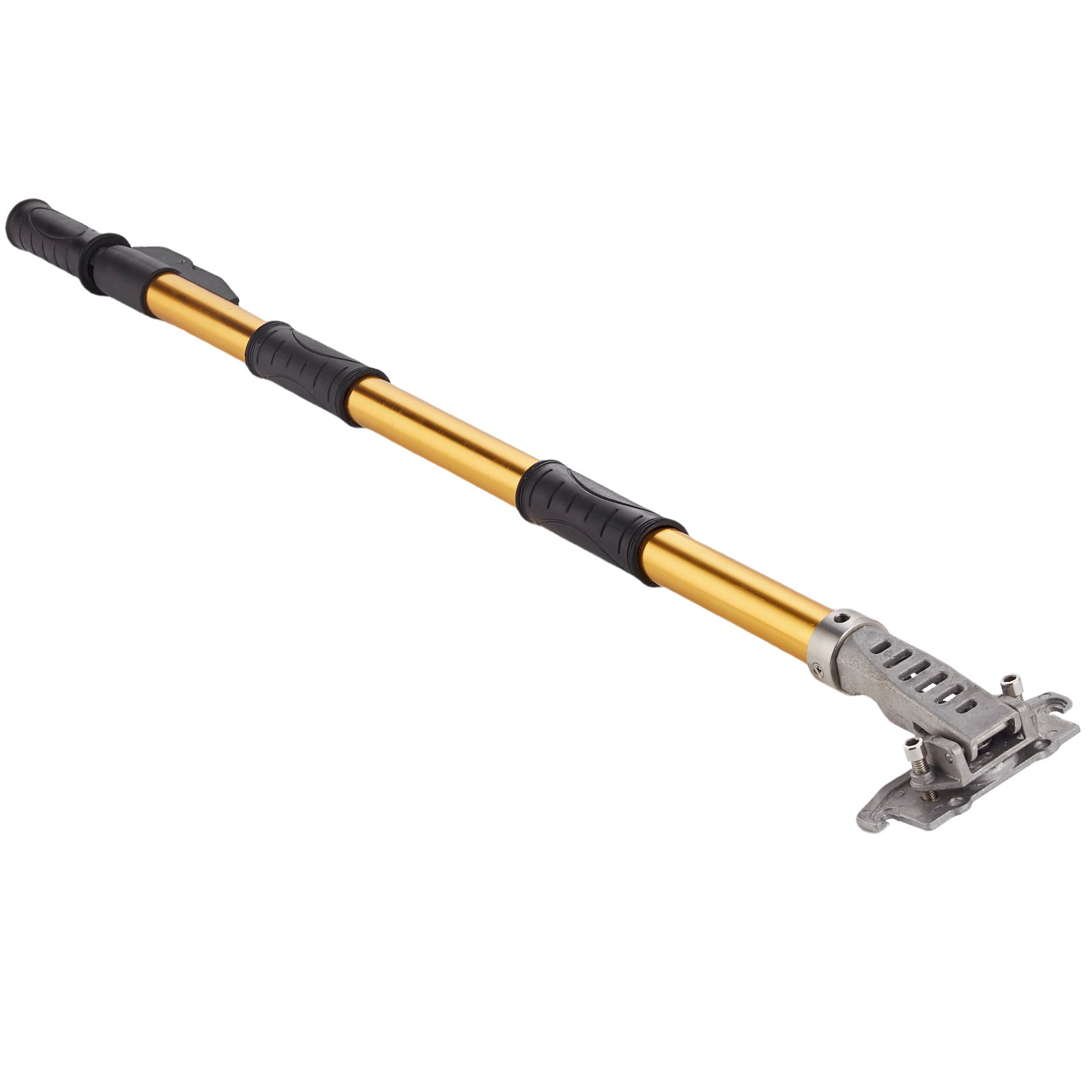 VEVOR Drywall Flat Box Handle, 101.6-1950.7 cm, Anodized Aluminum Flat Finishing Extension Handle, 5-Section Length Adjustable, Non-slip Grip and 360° Painting for Plasterboard, Wallboard, Sheetrock