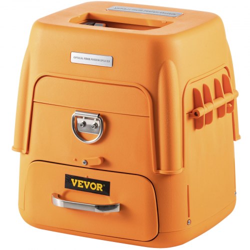 VEVOR AI-7 Fiber Fusion Splicer with 8 Seconds Splicing Time Melting 18 Seconds Heating Fusion Splicer Machine Optical Fiber Cleaver Kit for Optical Fiber & Cable Projects