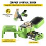 VEVOR Fusion Splicer, AI-8 Automatic Intelligent Precision Optical Fiber Fusion Splicer Optical Fiber Welding Splicing Machine with SM/MM Fiber Optic Splicing for Railway Electric Power