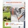 Wall Mounted Garden Hose Reel 150ft 5/8 in Hose Winder Brass Fitting Hose Guide