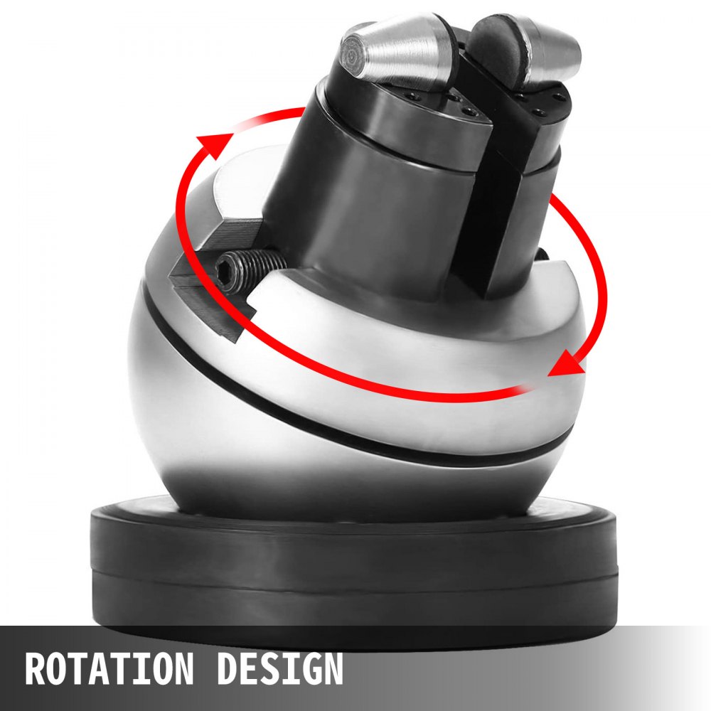 VEVOR Ball Vise, 5" Engraving Setting Tool, 360° Rotation Engraving Block Vise, 35 PCS Attachment Jewelry Engraving Block Tools Standard Block for Gemstone Inlay and Small-Scale Engraving