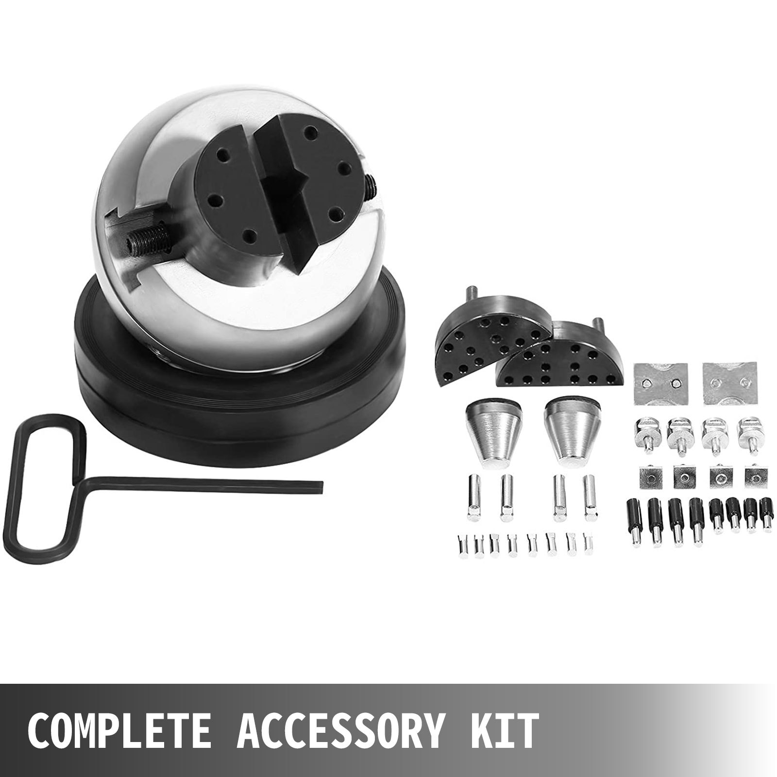 VEVOR Ball Vise, 5" Engraving Setting Tool, 360° Rotation Engraving Block Vise, 35 PCS Attachment Jewelry Engraving Block Tools Standard Block for Gemstone Inlay and Small-Scale Engraving