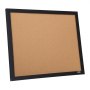 VEVOR cork board with black frame, featuring a smooth cork surface for pinning notes and reminders.