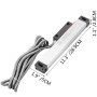 VEVOR Lathe Linear Scale 150 mm Linear Glass Scale, High Accuracy 0.0002" Optical Length, Precision Linear Scale, Aluminum Body for Drilling, Grinding, Mill Milling Lathe machine with Accessories