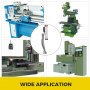 VEVOR 1 Axis Lathe Linear Scale 200mm with Accuracy 0.0002" Optical Length Precision Linear Scale Aluminum Body for Mill Milling Lathe Machine with Accessories (200mm(8"))