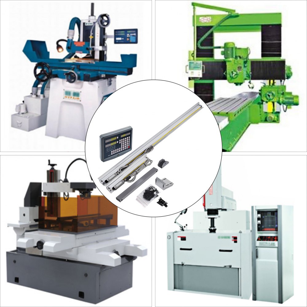 2 Axis Digital Readout DRO 11.8"&35.4" (300&900 mm) High Precision Linear Scale