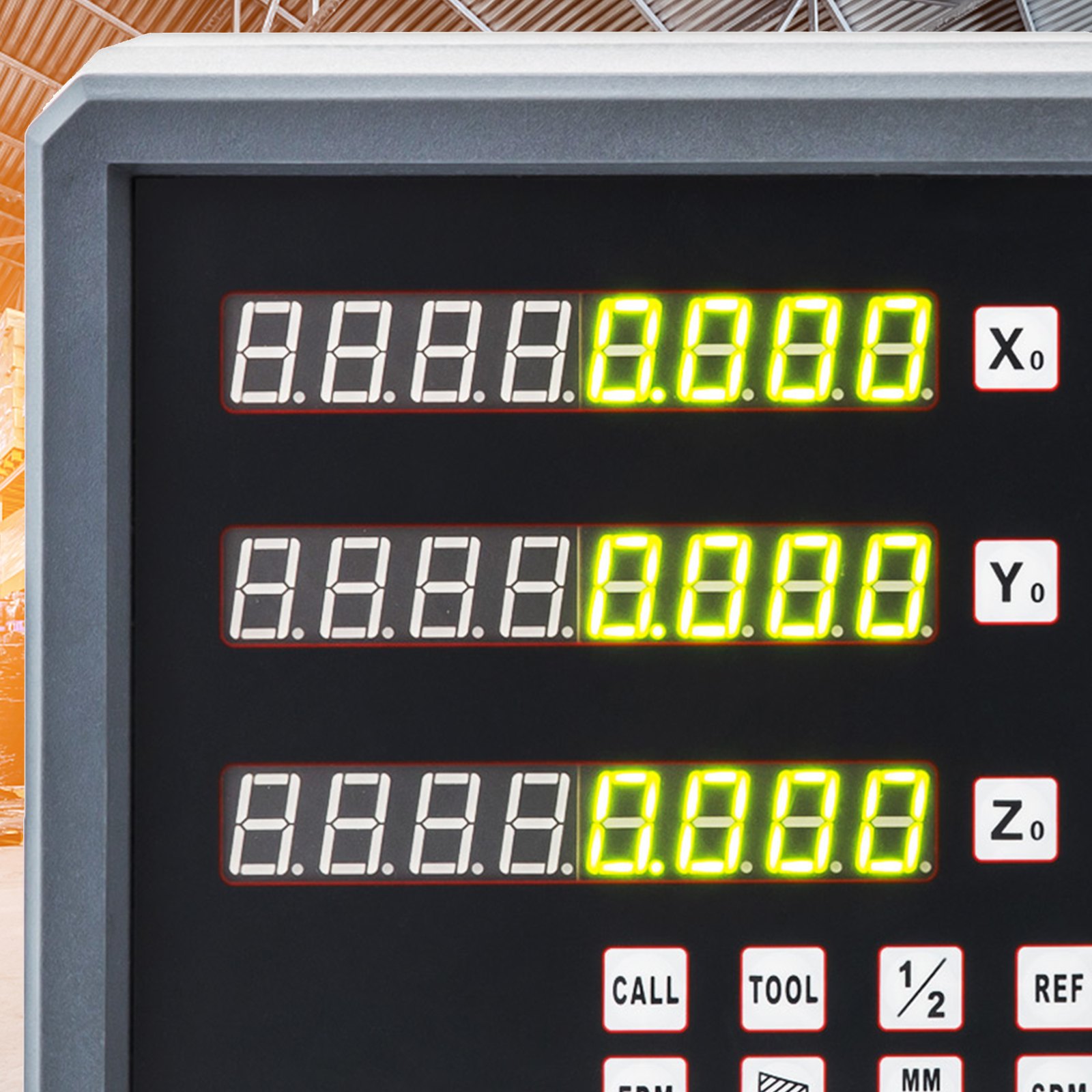 3 Axis Digital Readout DRO 100&500&1000 mm(4"&19.7"&40") Precision Linear Scale