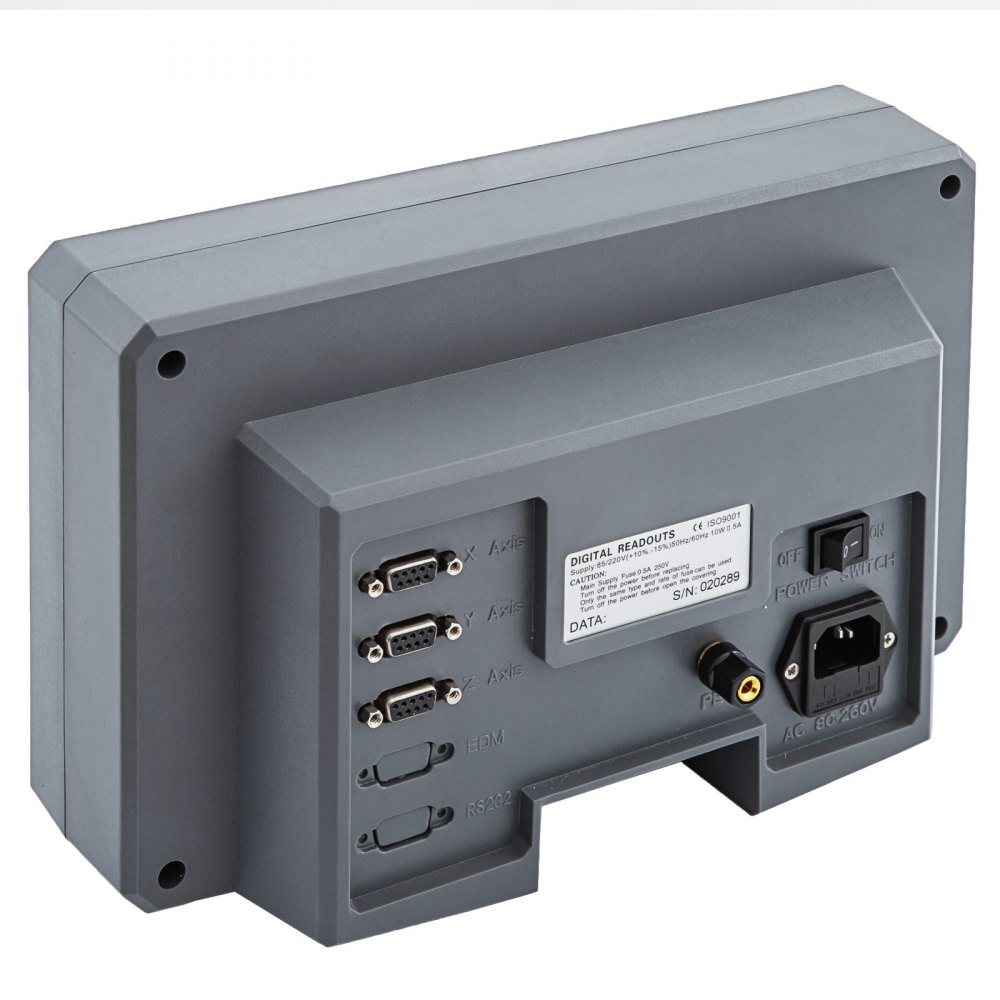 VEVOR 3 Axis Digital Readout, DRO Display w/ Precision Linear Scale for Lathe Grinding/Milling/Boring Machine EMD