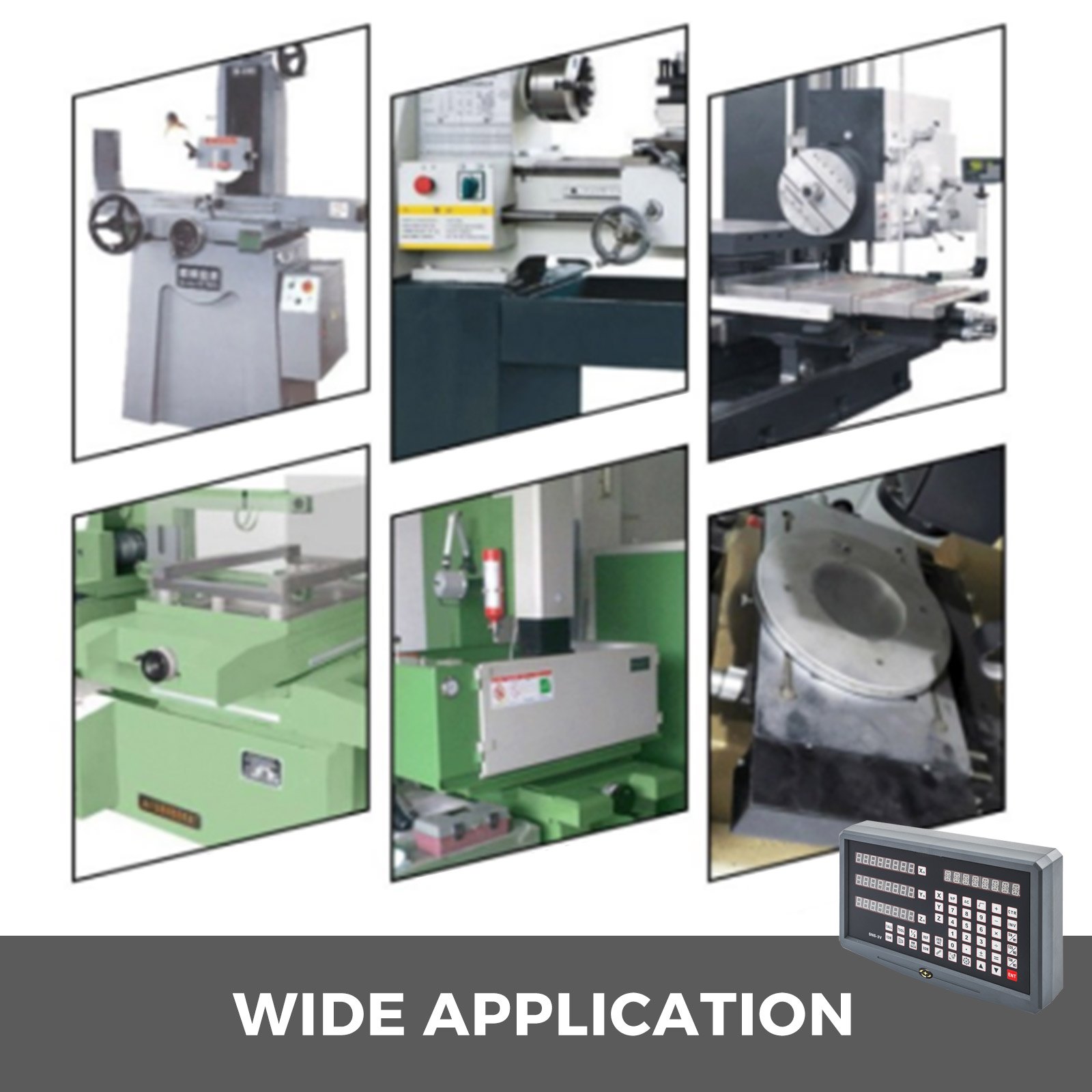3 Axis Digital Readout Display Lathe Machine Drilling Cnc Milling Dro Display