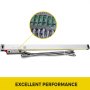 VEVOR Lathe Linear Scale 450 mm High Accuracy Linear Glass Scale, with 3 m Signal Cable, Precision Linear Scale, Aluminum Body for Drilling, Grinding, Mill Milling Lathe machine Linear Encoder