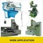 VEVOR 1 Axis Lathe Linear Scale, 800 mm Length, Aluminum Precision Linear Glass Scale, 5 Bearing System for Milling Lathe Machine