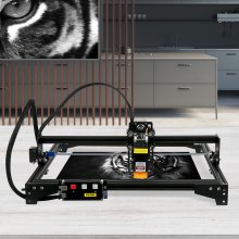 VEVOR Desktop Laser Engraver 16,1"x15,7" Stort gravyrområde 5,5W Laser Power
