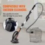 VEVOR Drywall Sander, 800W Brushless Motor Electric Sander, Variable Speed 1000-2300 RPM Wall Sander, Foldable Ceiling Sander with Double-Deck LED Lights, Extendable Handle, 12 Sanding Discs