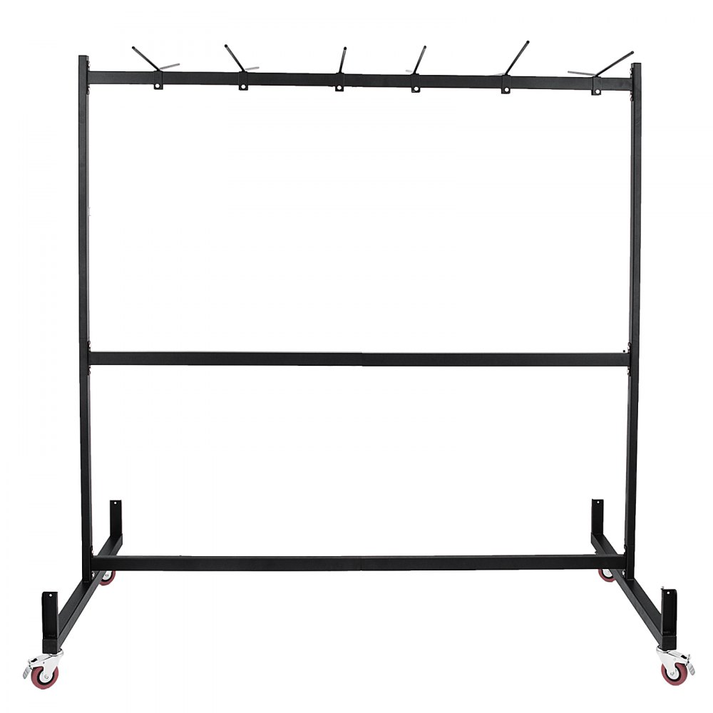 Folding Chair Rack Dolly Cart W/Locking Casters Max 25 Chairs 12 Tables Hanging