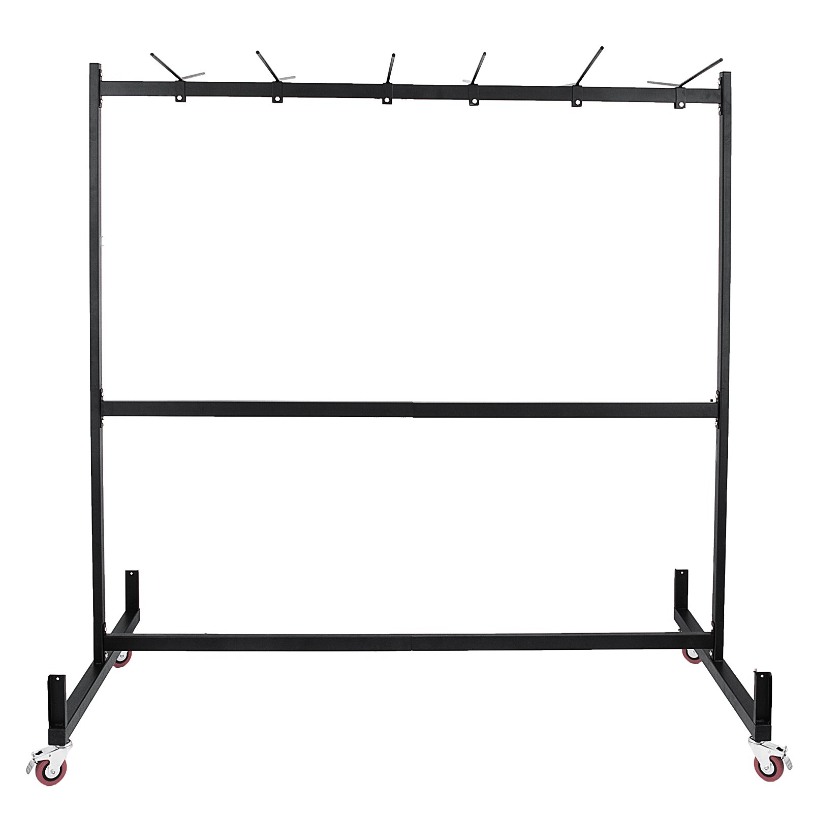 Folding Chair Rack Dolly Cart W/Locking Casters Max 25 Chairs 12 Tables Hanging