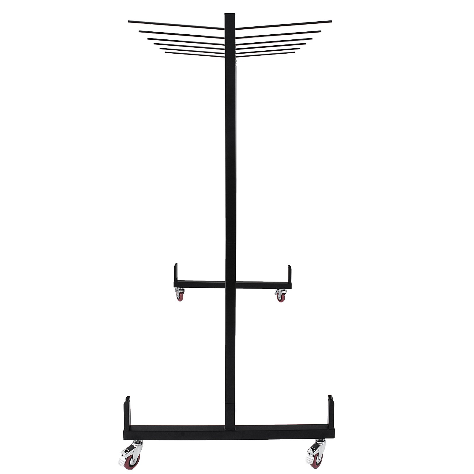 Folding Chair Rack Dolly Cart W/Locking Casters Max 25 Chairs 12 Tables Hanging