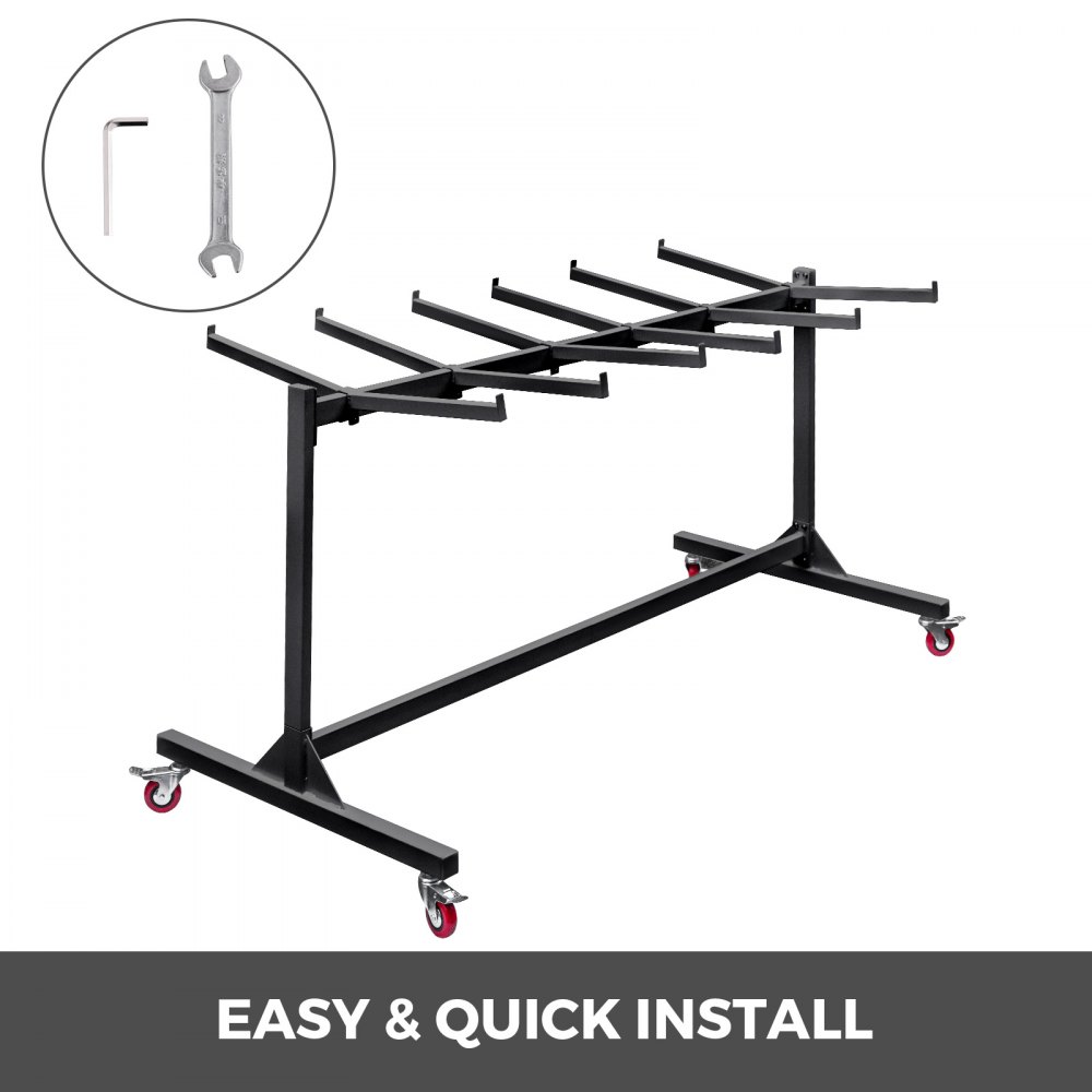 Folding Chair Cart Chair Hanging Folding Chairs Wheel Caddy Storage Transport