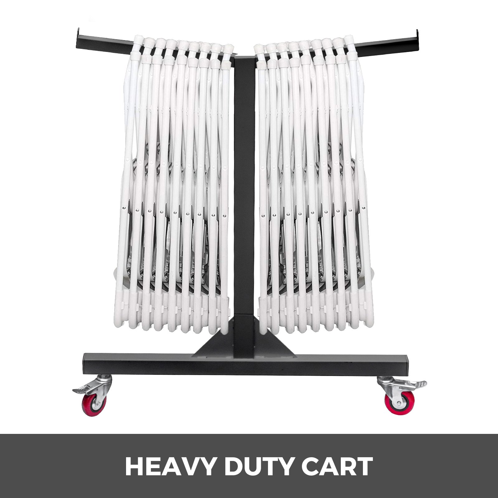 Folding Chair Cart Chair Hanging Folding Chairs Wheel Caddy Storage Transport