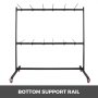Folding Chair Rack Dolly Cart Two-Tier W/Locking Wheels Max. 50 Chairs 12 Tables