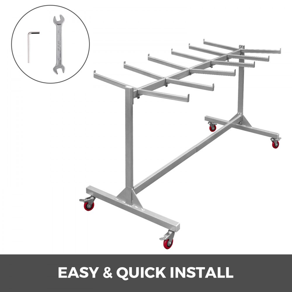 Folding Chair Cart Chair Hanging Folding Chairs Transport Wheel Caddy Storage