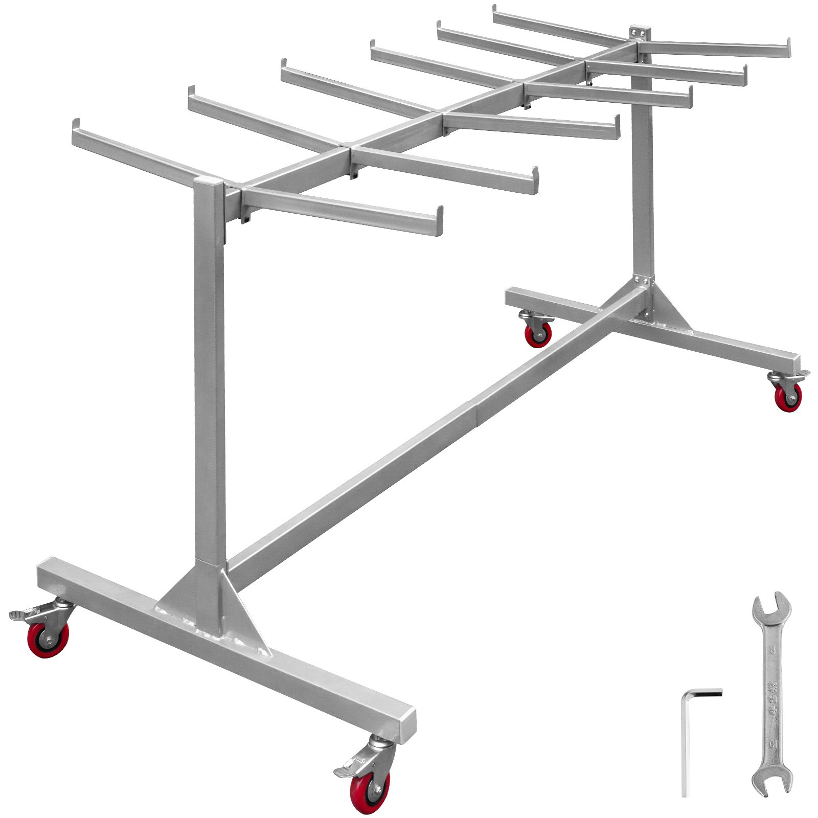 Folding Chair Cart Chair Hanging Folding Chairs Transport Wheel Caddy Storage