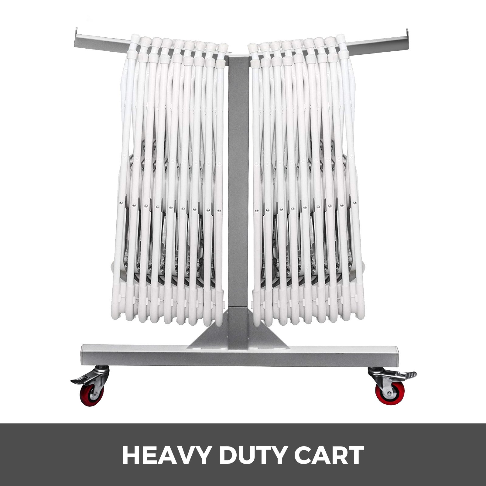Folding Chair Cart Chair Hanging Folding Chairs Transport Wheel Caddy Storage