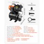 VEVOR 1100W Shallow Well Pump with Pressure Tank, 5300 LPH, Irrigation Jet Pump with 19L Tank, Filter, Check Valve, Automatic Water Booster System, 1.4-2.8 bar Pressure Switch, for Home Garden Lawn