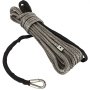 Black 25300lbs Synthetic Winch Line Cable Plow Lift Rope